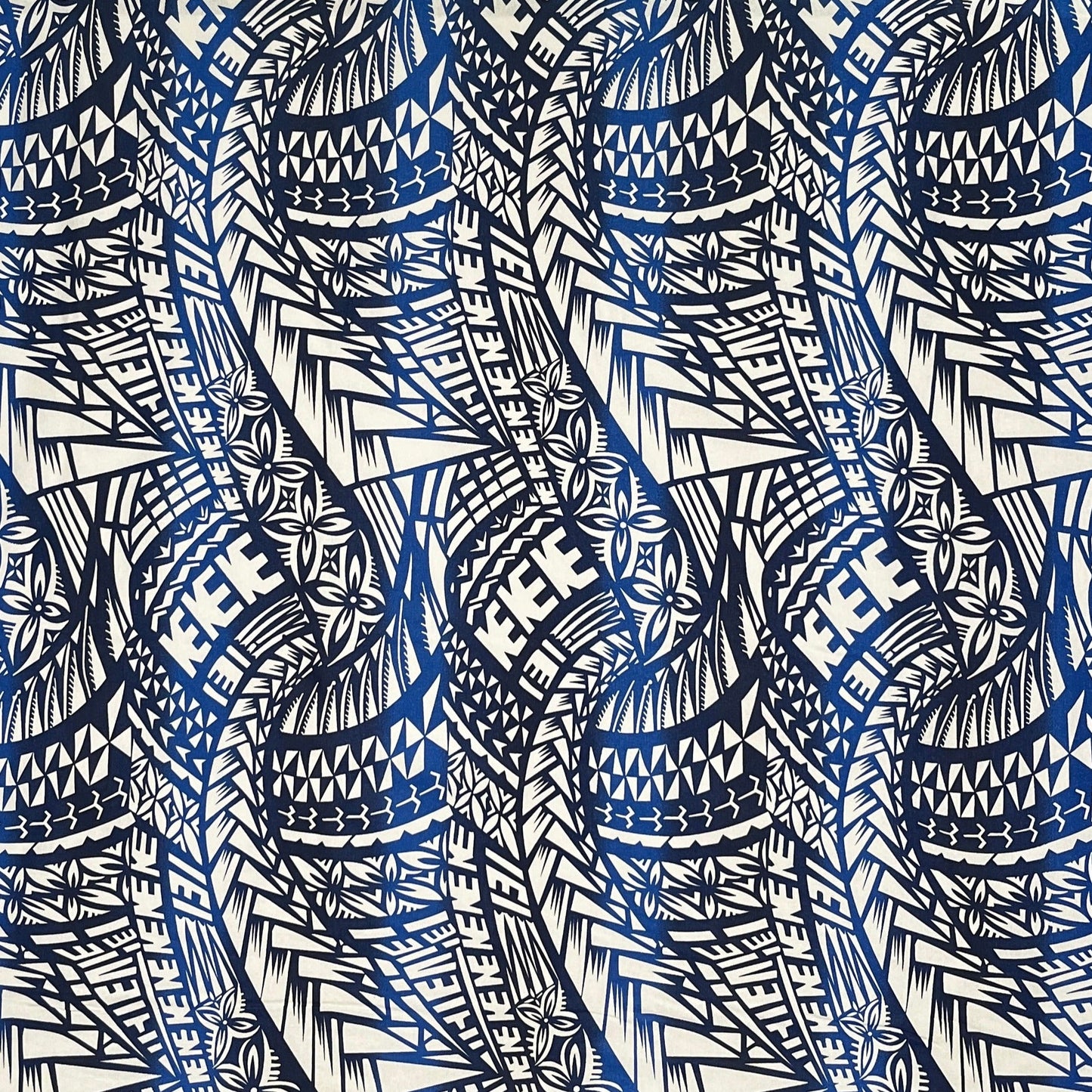 Traditional Polynesian Tattoo Fabric | Muslin Cotton