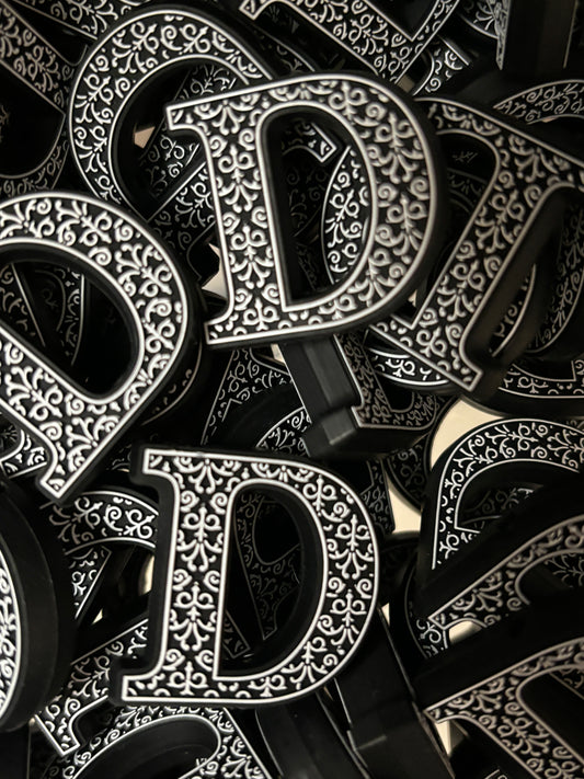 Alphabet D Silicone Focal