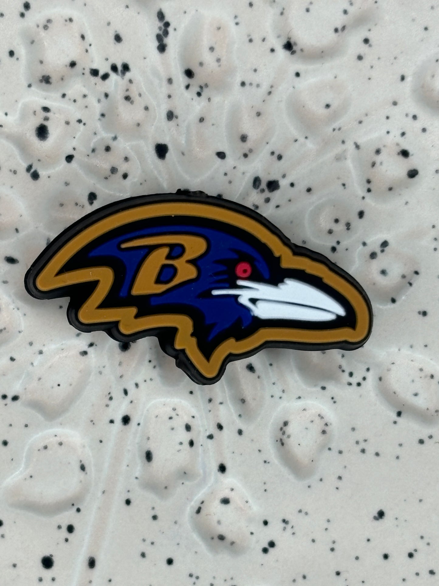 Football - Baltimore Ravens Silicone Focal RD Creations Collab - 5 Count