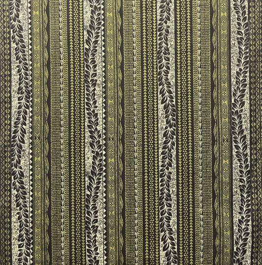 Traditional Tattoo Lei Poly Cotton Fabric | Islands Fabric