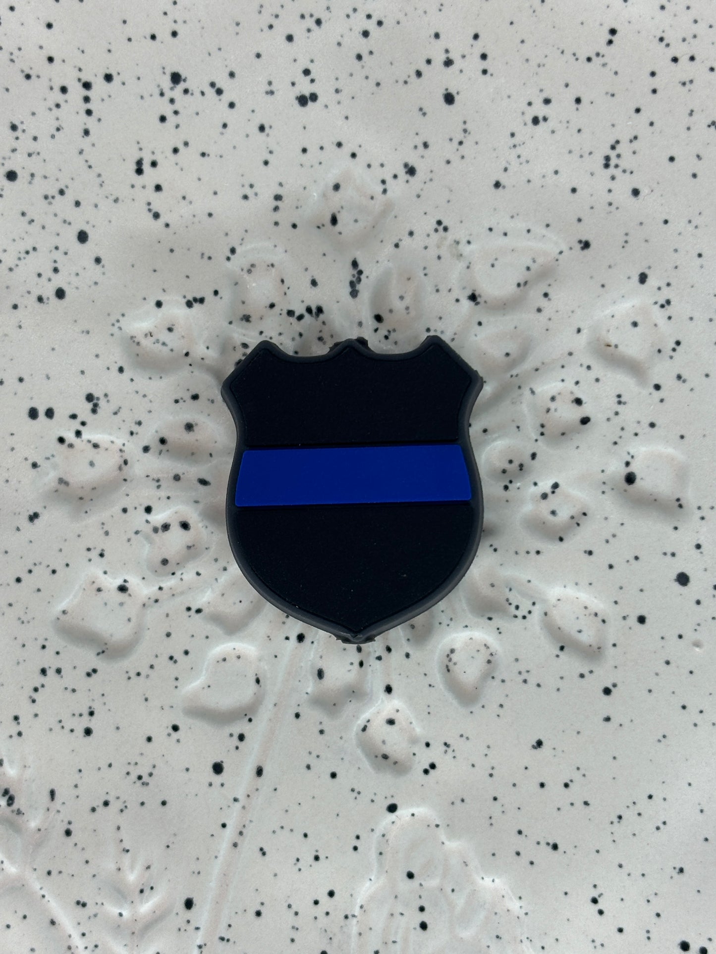 Police - TBL Thin Blue Line Badge PVC Focal 0526