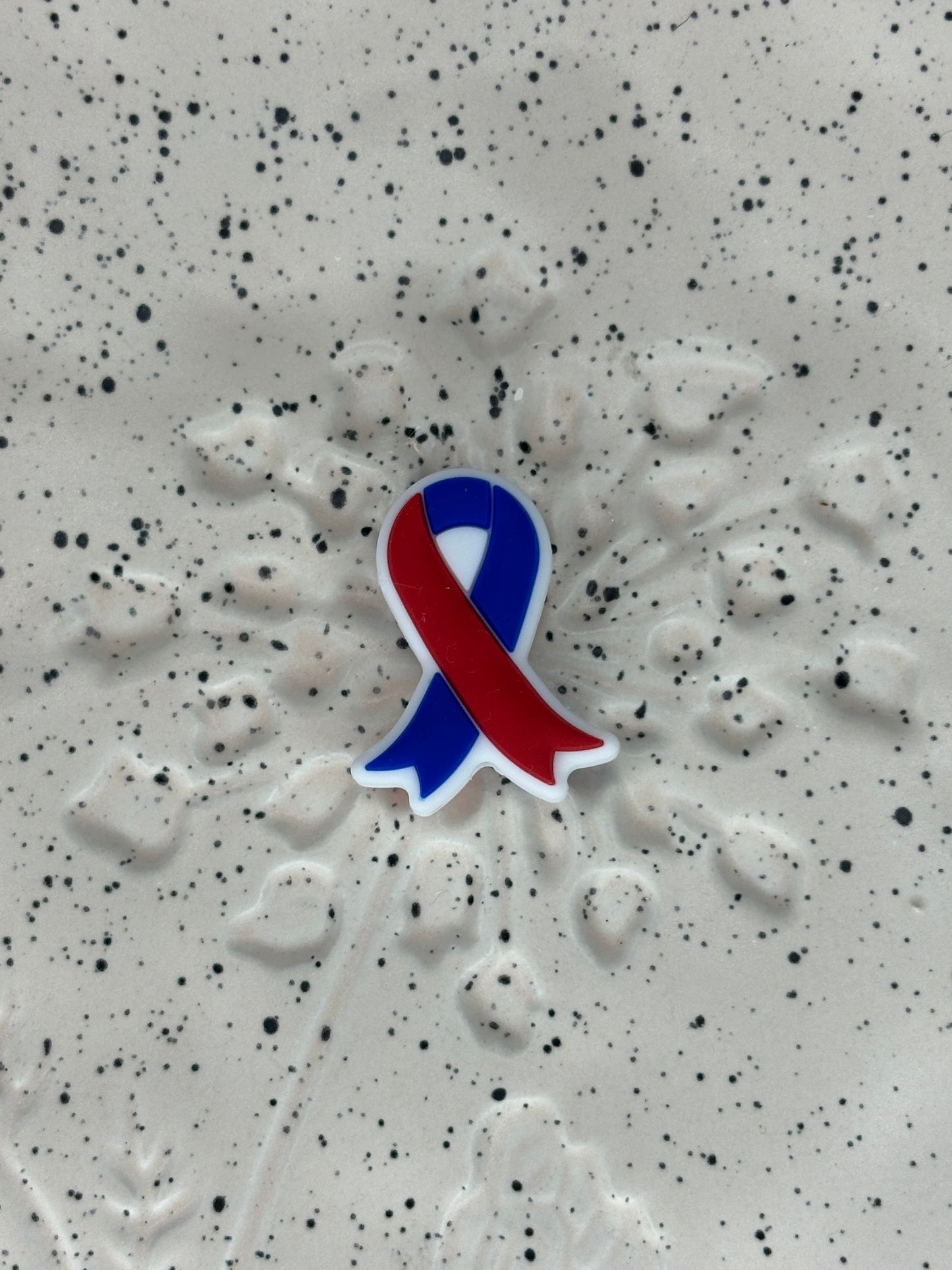 Awareness Ribbon Dou Color Silicone Focal - TaTN Exclusive