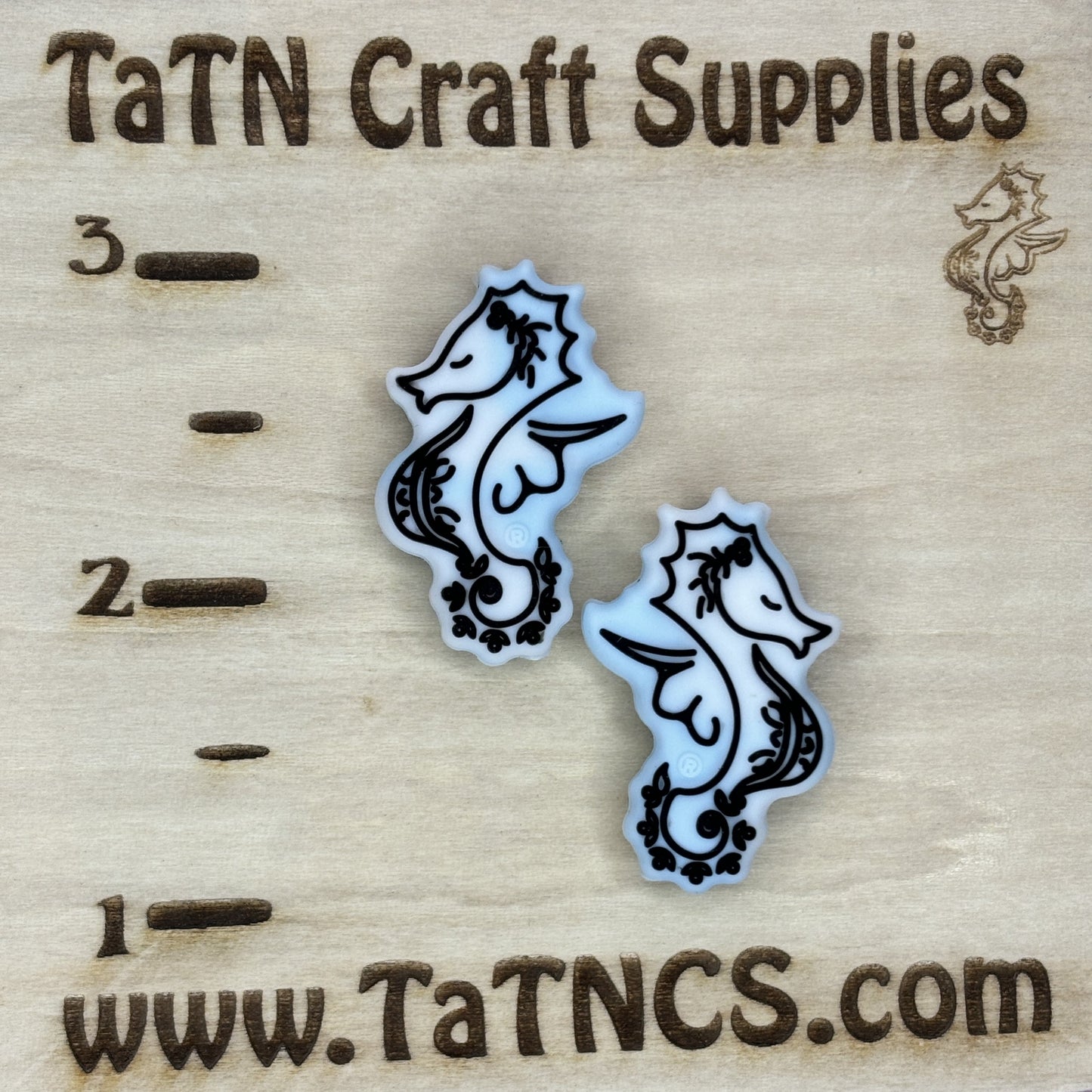 Animal - Seahorse Blue Silicone Focal 0131