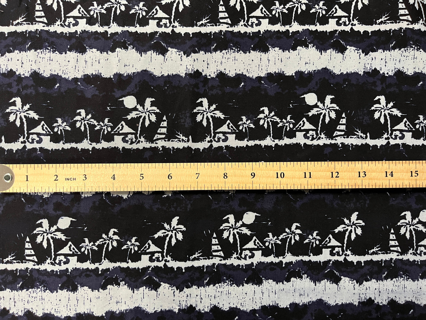 Lagoon Nights Rayon Fabric | Islands Fabric