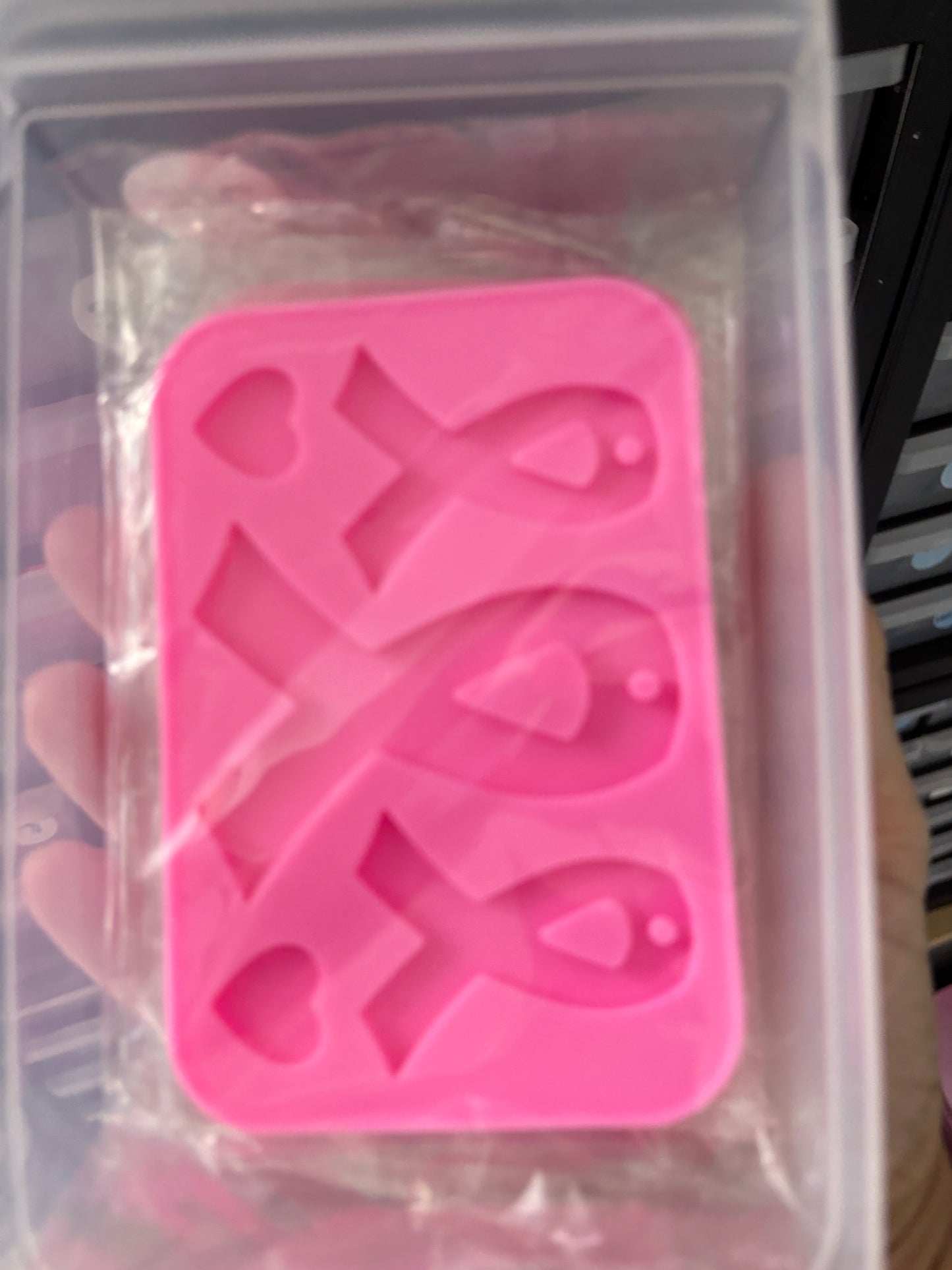 Mold - Ribbon Pallette Keychain Mold M25