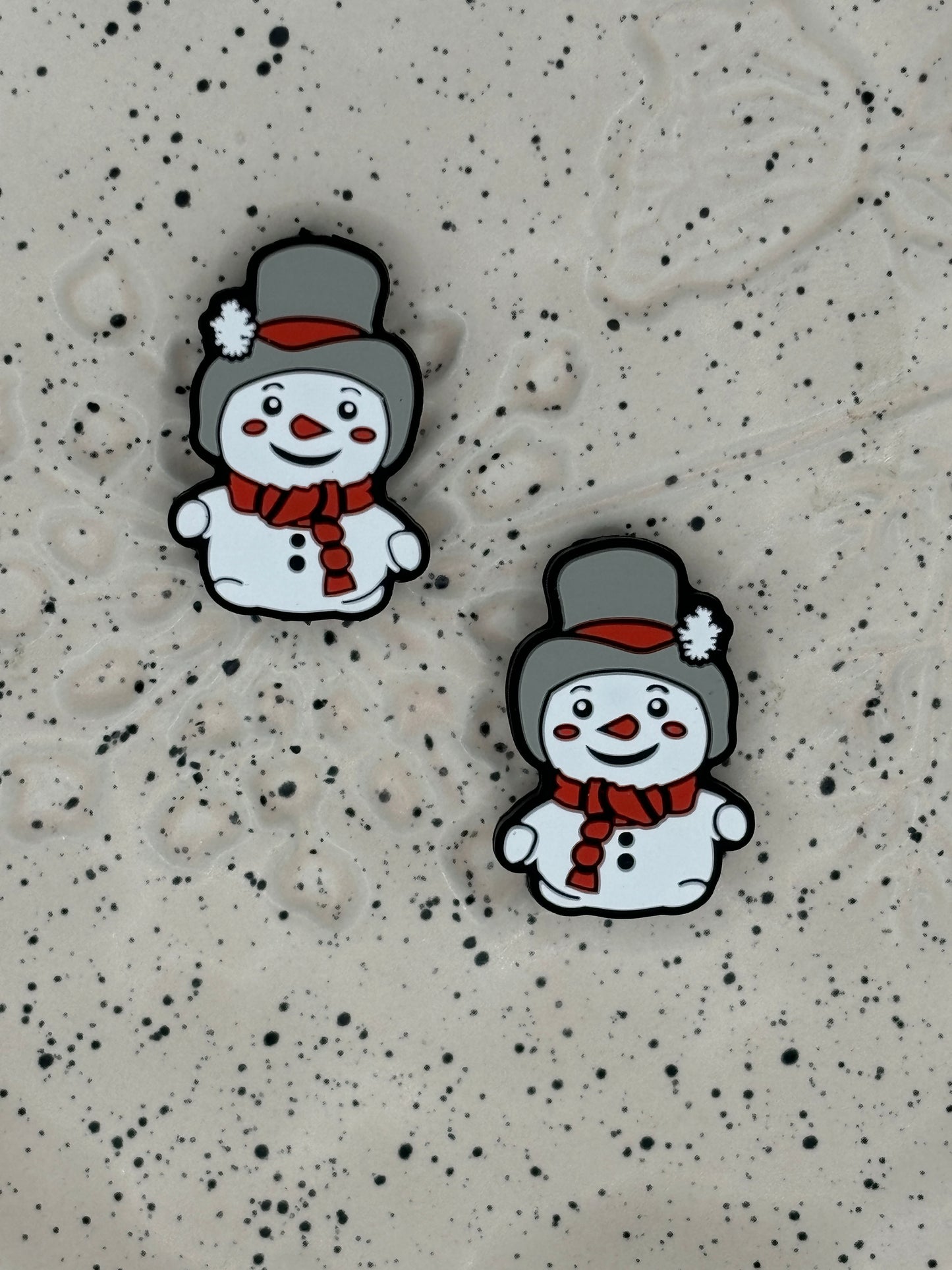 Christmas - Snowman Silicone Focal 15071