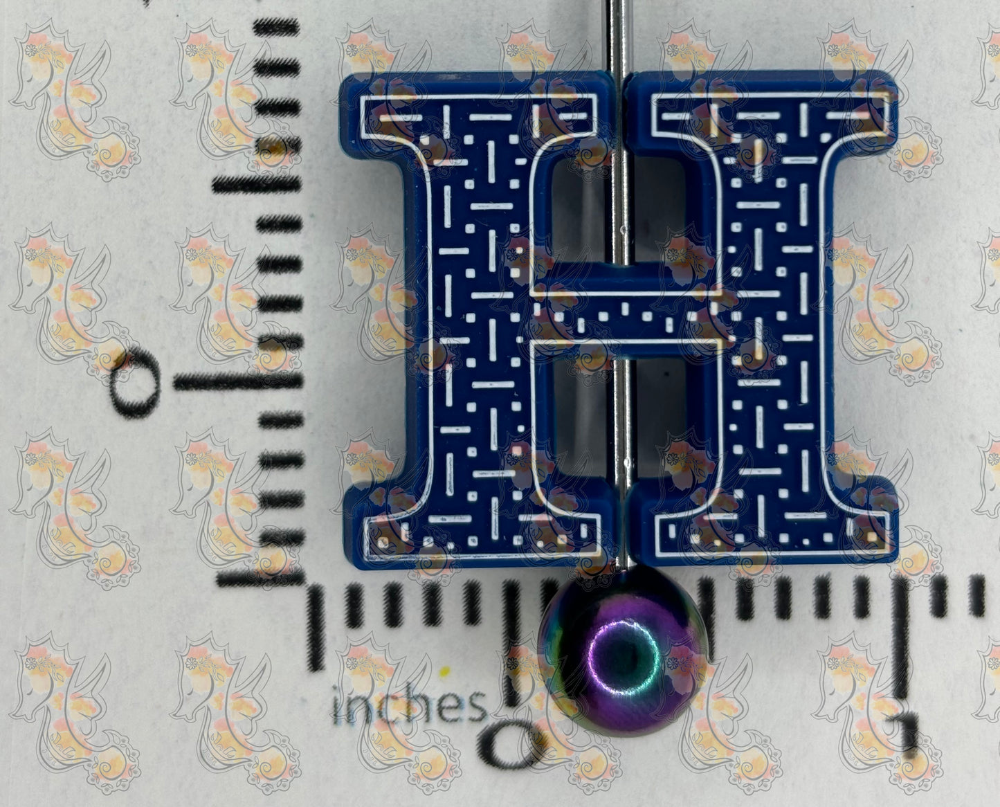 Alphabet H Silicone Focal - RD Creations Collab