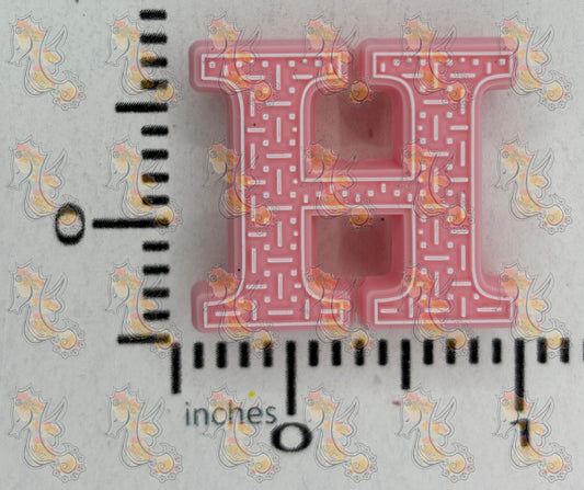 Alphabet H Silicone Focal
