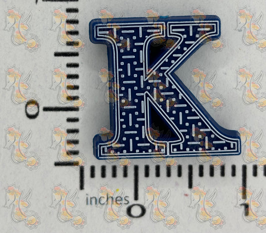 Alphabet K Silicone Focal
