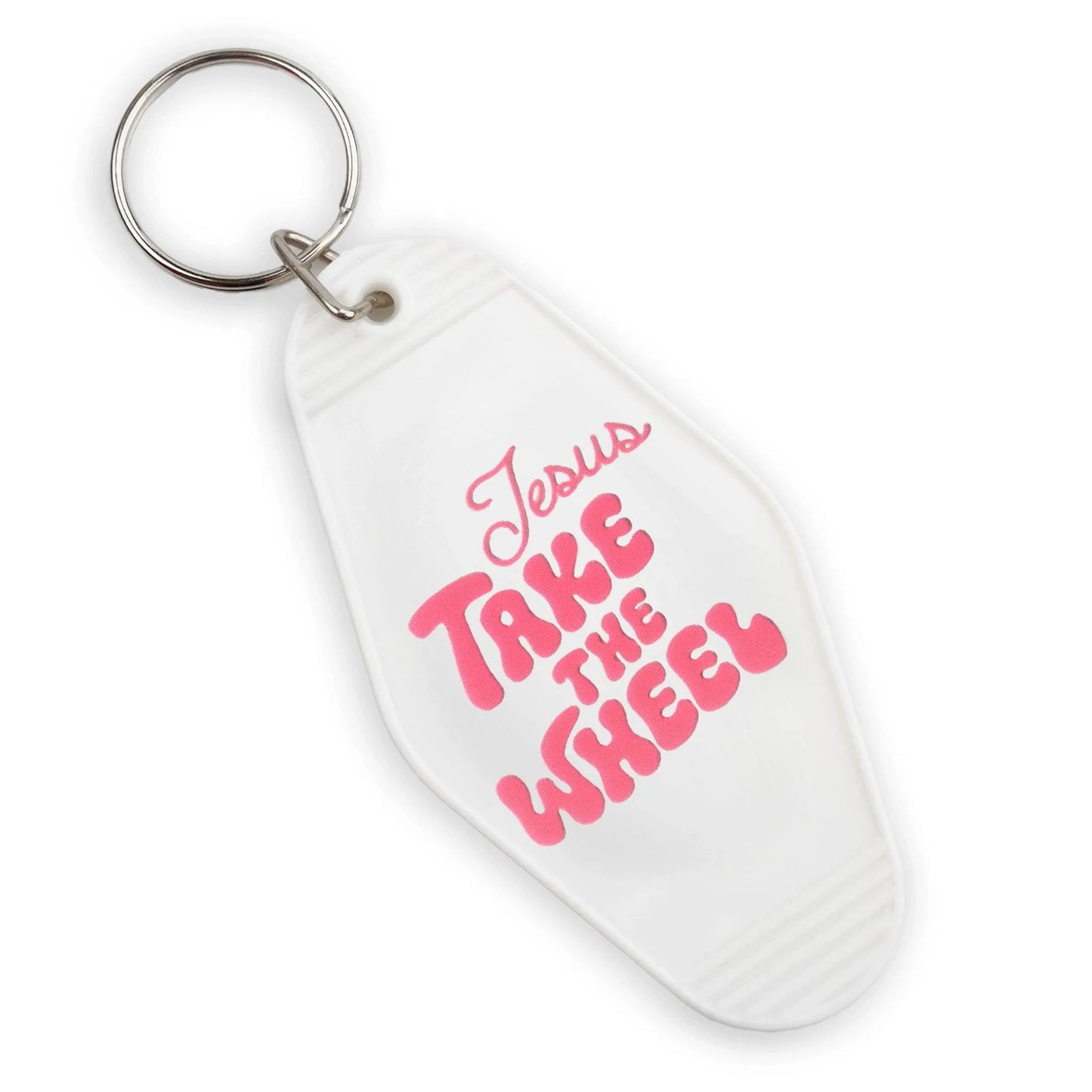 Master Maker Crafts - UV DTF Decal - Jesus Take Wheel 4 Set 2" (Keychain NOT Inclued)