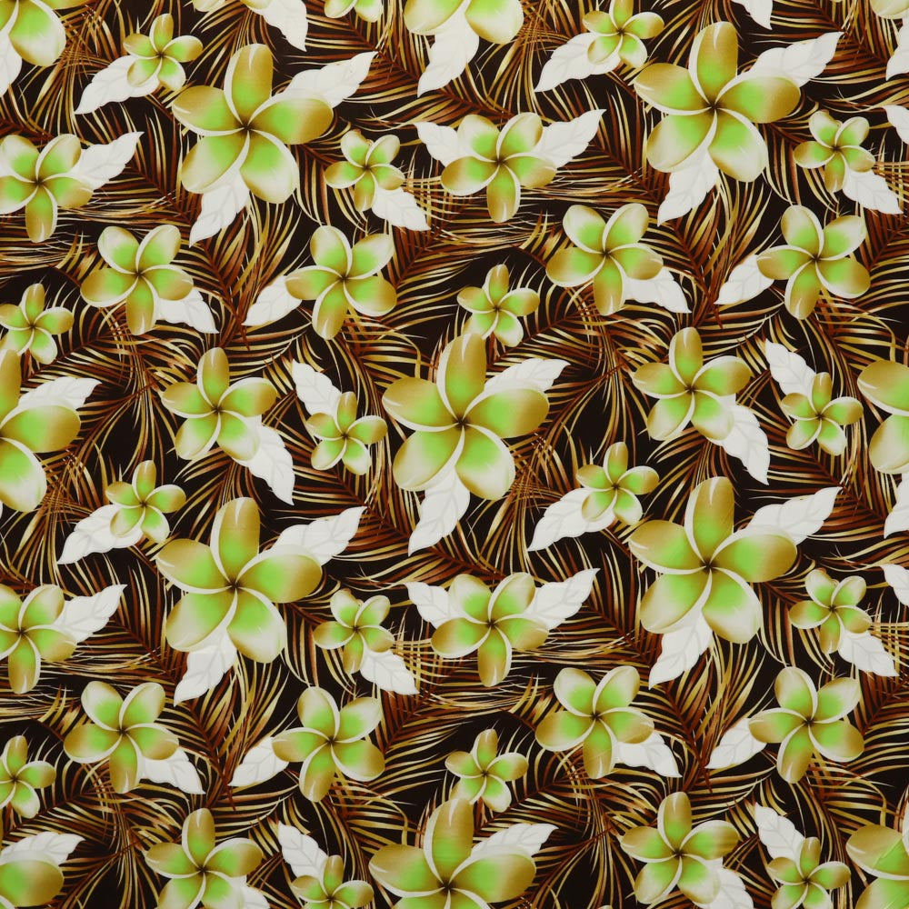 Plumeria Palm Fabric | Rayon