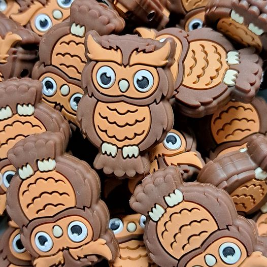 Animal - Owl Brown Silicone Focal 0172
