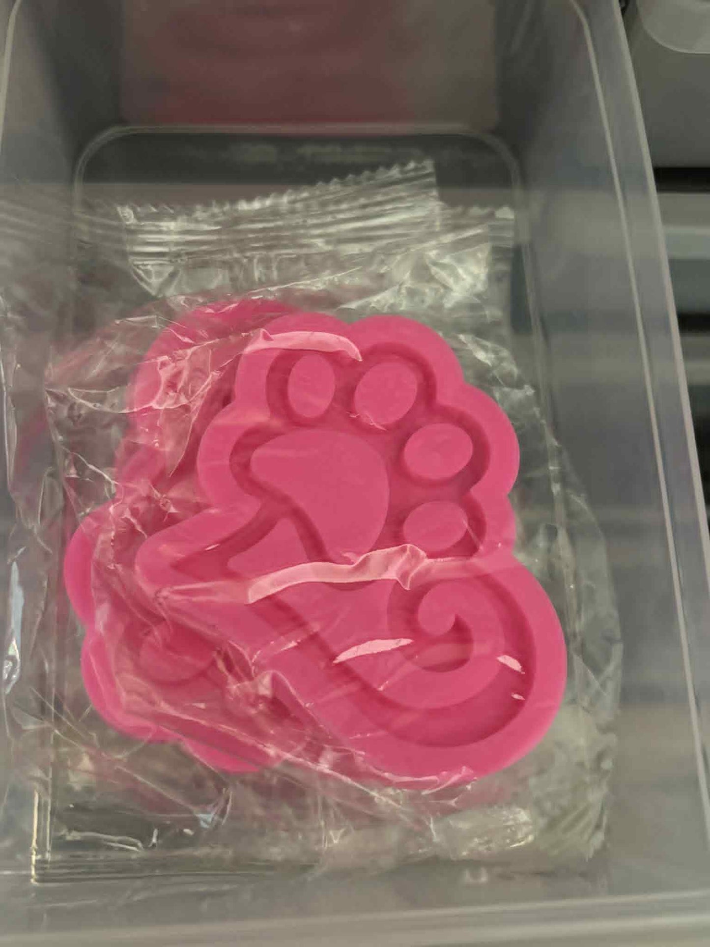 Mold - Paw Heart Silicone Mold M64