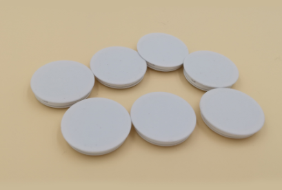 Round White Phone Grips