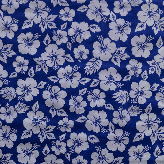 Hibiscus Flower Polyester Fabric | Islands Fabric