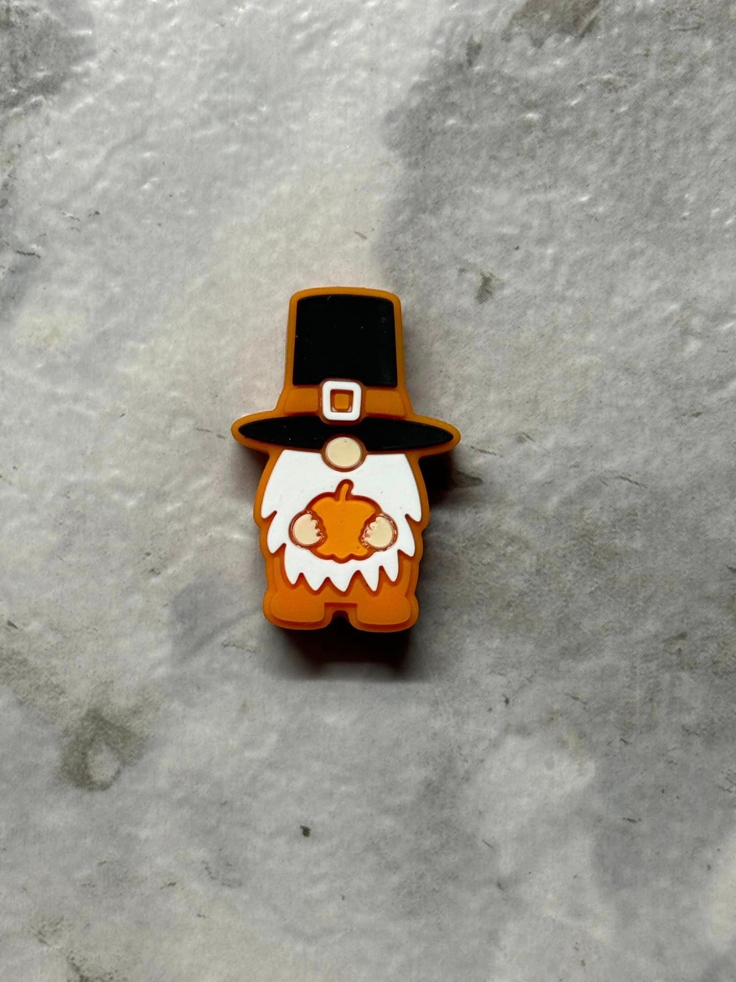 Mystical - Gnome - Thanksgiving Pumpkin Silicone Focal 8019 - 5 Count