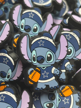 VIPCowboysStitch Silicone Focal