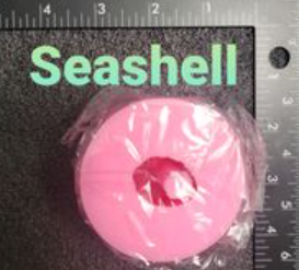 Mold - Sea Shell Straw Topper Mold