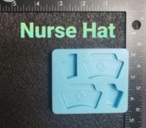 Mold - Nurse Hat Straw Topper Mold