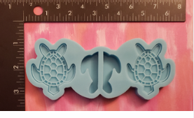Mold - Sea Turtle Straw Topper Mold