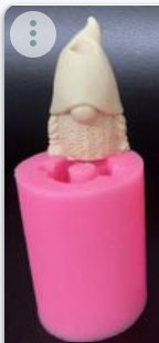 Girl Gnome Straw Topper Mold