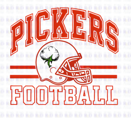 Pickers Football Helmet PNG Download
