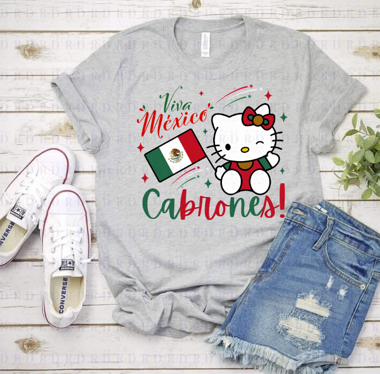 Viva Mexico Cabrones Hello Kitty PNG Download