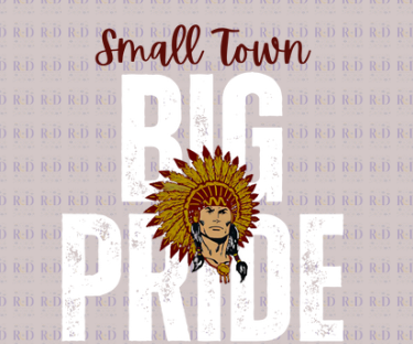 Small Town Big Pride School PNG's