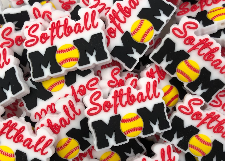7518 - Mom - Softball Mom Silicone Focal