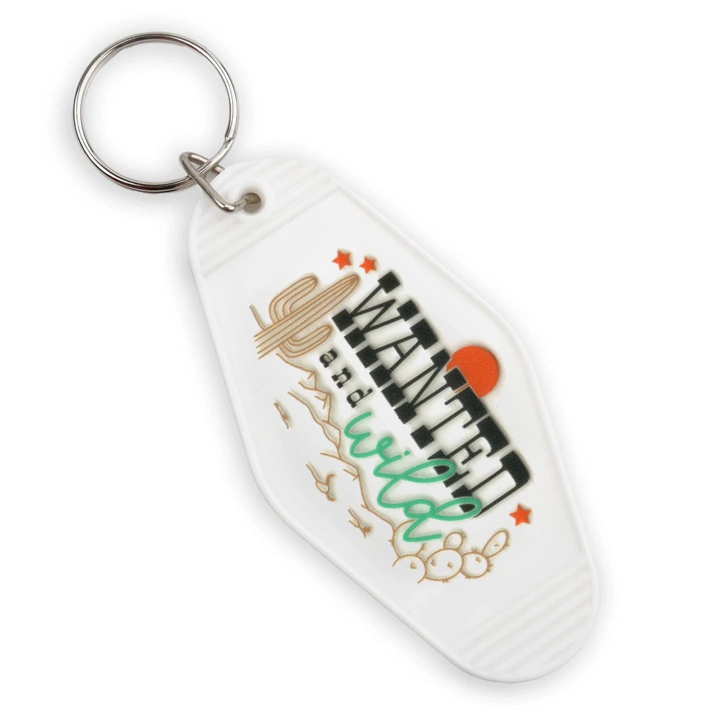 Master Maker Crafts - UV DTF Decal - Wanted Wild 4 Set 2" (Keychain NOT Inclued)