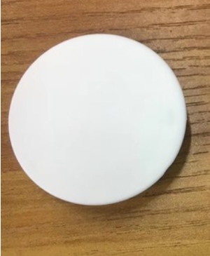 Round White Phone Grips