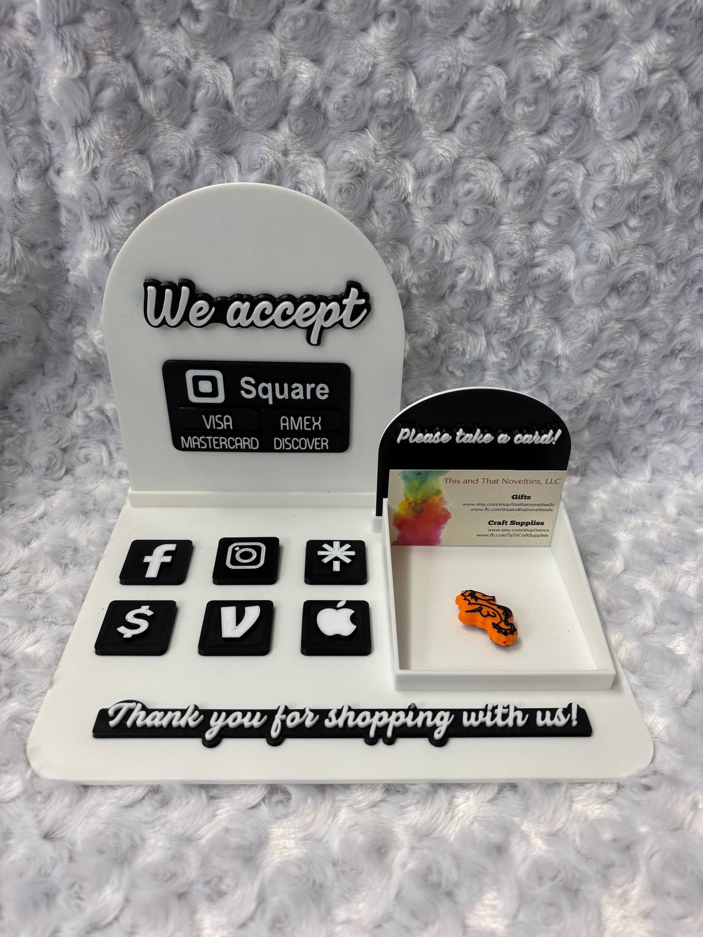 TaTN NFC 6 Tap Station with Business Card Holder