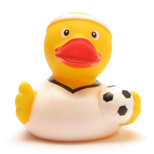 Rubber Duck Footballer (white) - rubber duck