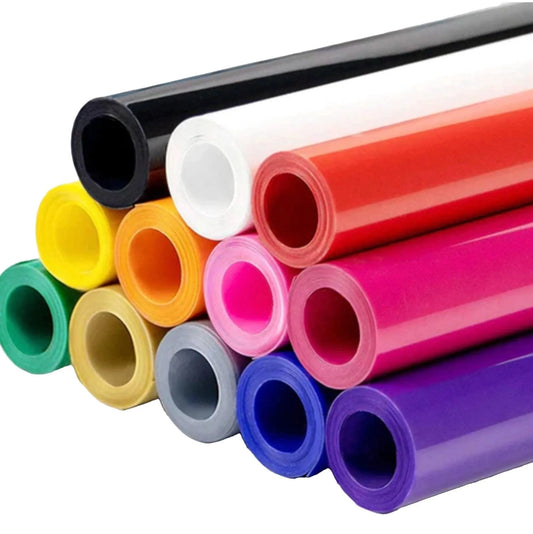 Master Maker Crafts - Heat Transfer Vinyl HTV - Light Gray (1 Roll - 12"x 60")