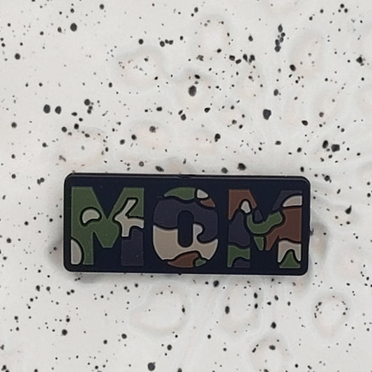 Mom - Camo Mom Silicone Focal Bead 0261