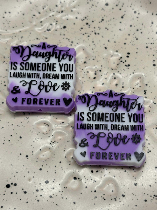 Mom - Daughter Purple Silicone Focal 0164