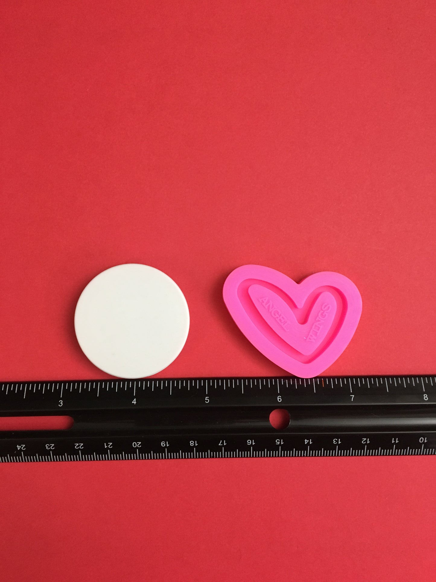 Mold - Slanted Heart Keychain Mold M2