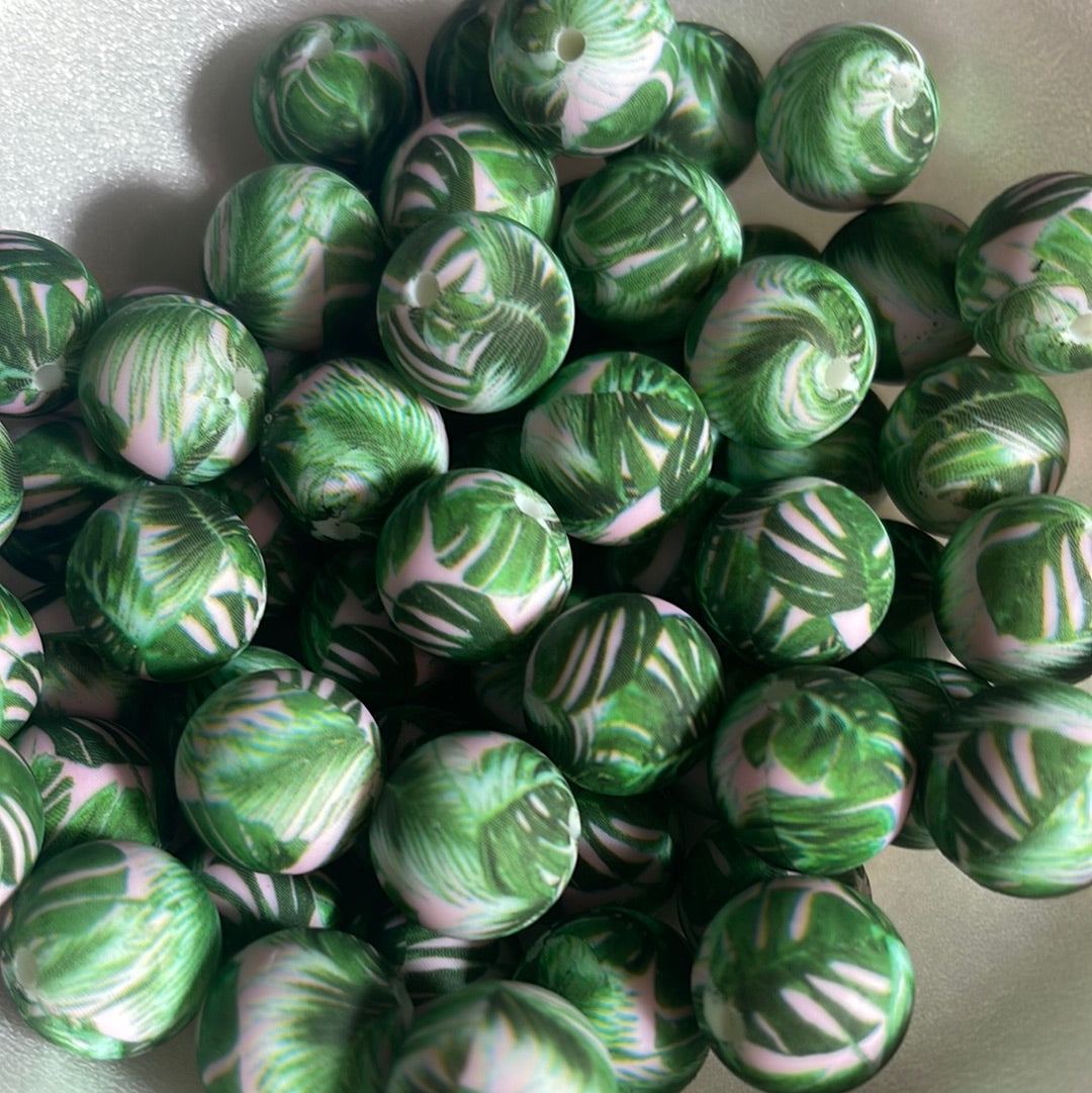 Silicone Bead Forest P9 P03-81 - 15mm - 10 pack