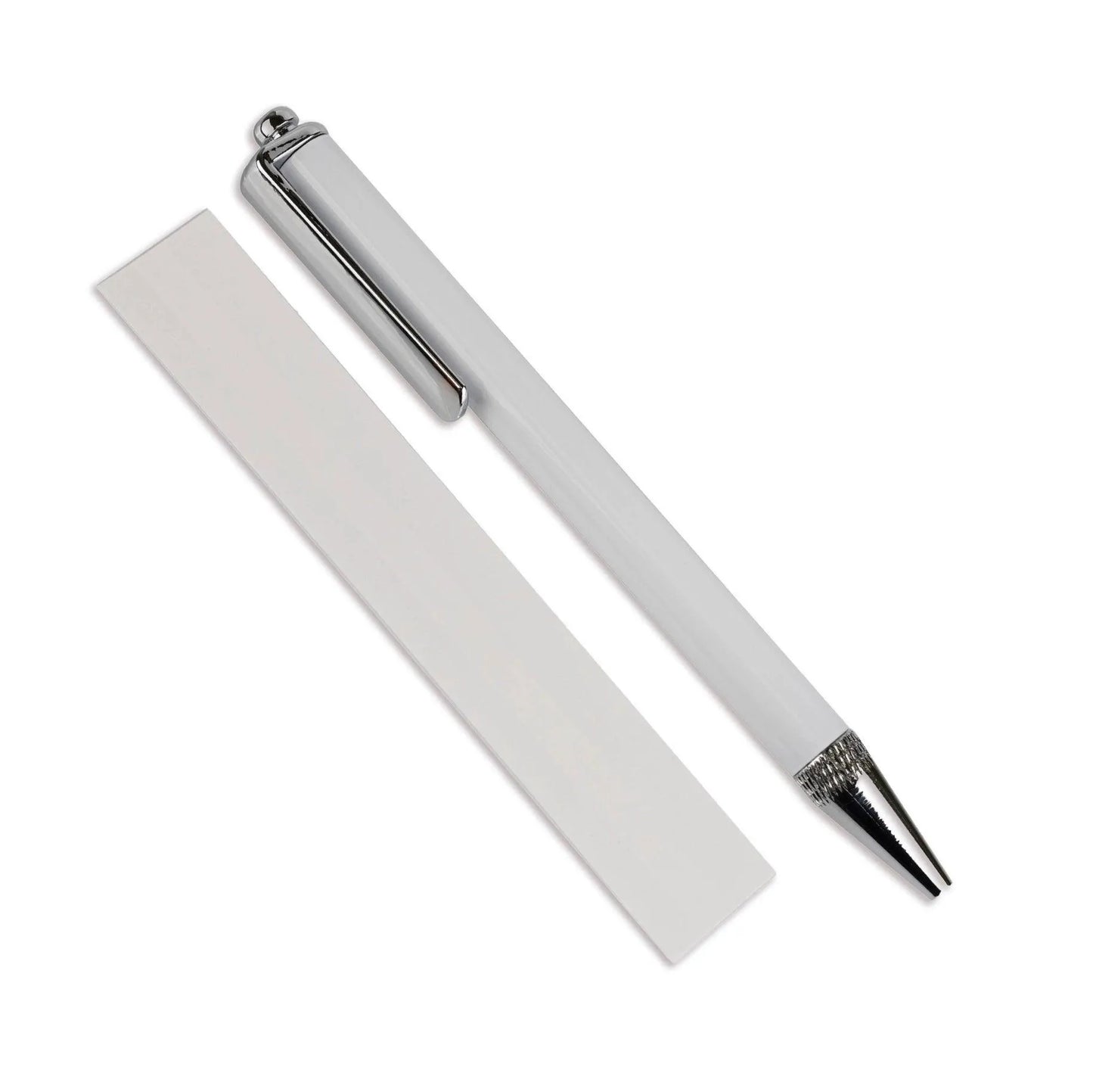 Master Maker Crafts - Pen Sublimation Blank - White & Silver