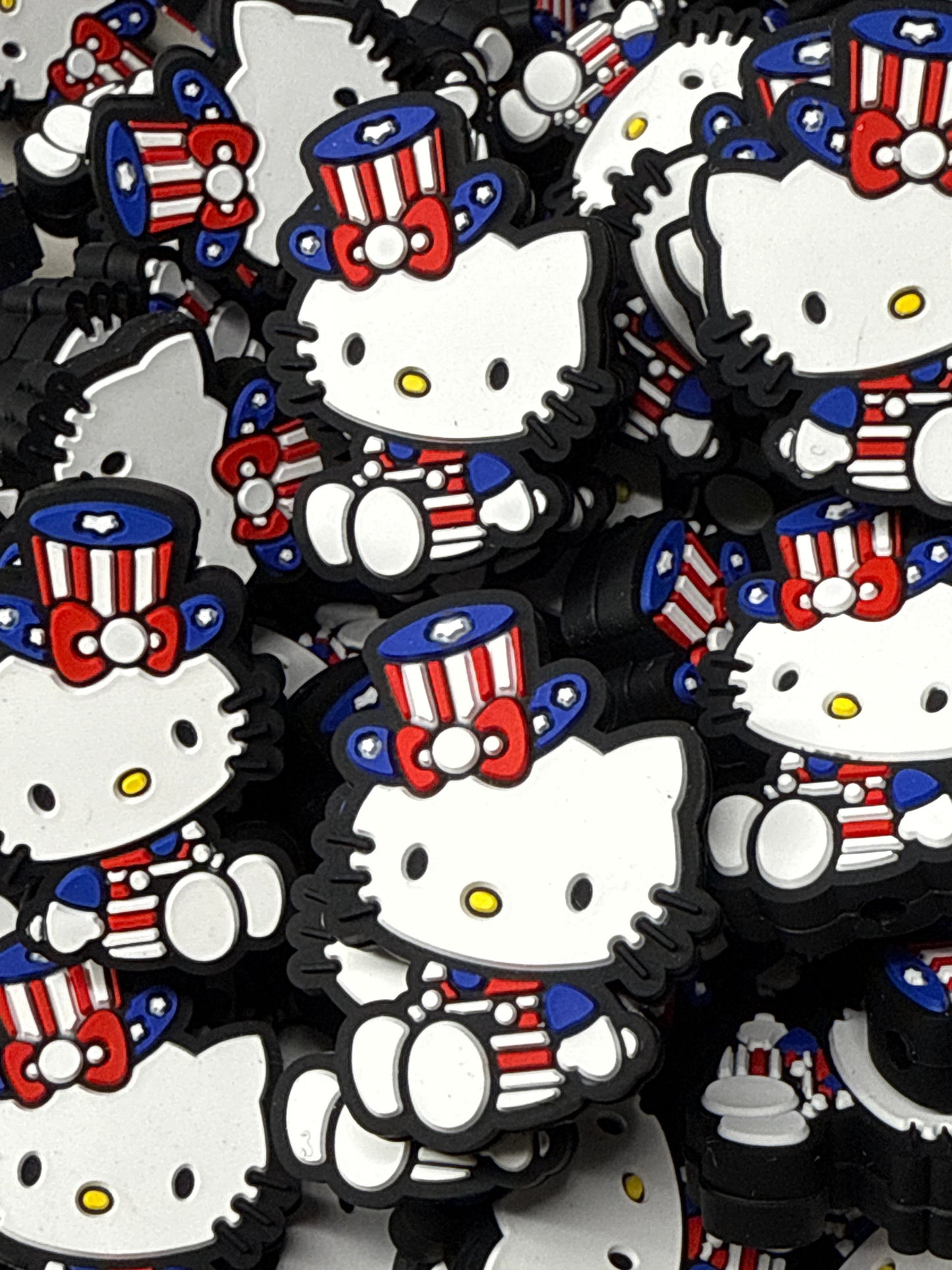 RDHelloKitty 4th of July Silicone Focal