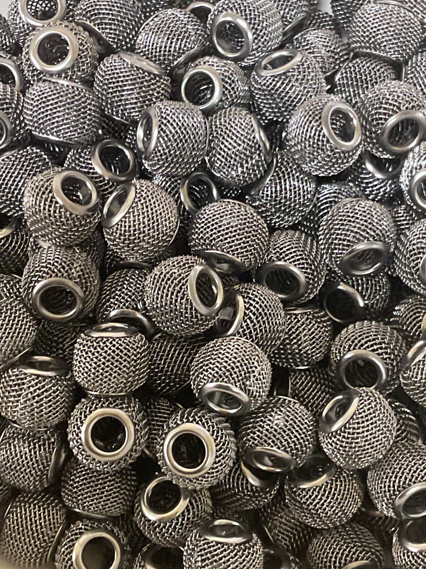 Metal Decorative Spacers Bead - 12mm - 10 pack