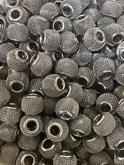 Metal Decorative Spacers Bead - 12mm - 10 pack