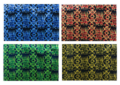 Traditional Tapa Design Cotton Light Barkcloth Fabric | Islands Fabric