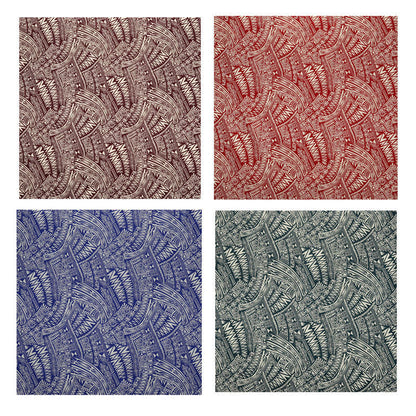 Traditional Polynesian Tattoo Fabric | Cotton Light-Barkcloth