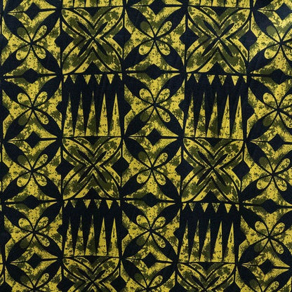 Traditional Tapa Design Cotton Light Barkcloth Fabric | Islands Fabric
