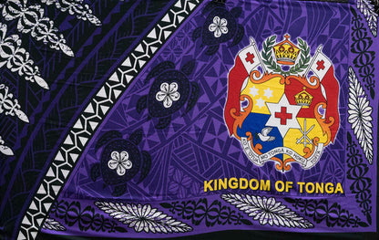 Kingdom of Tonga Seal Turtle Plumeria Sarong
