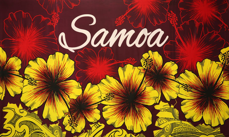 Hibiscus Samoa Sarong | Islands Fabric