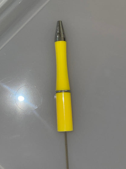 Plastic Beadable Pen Solid Colors