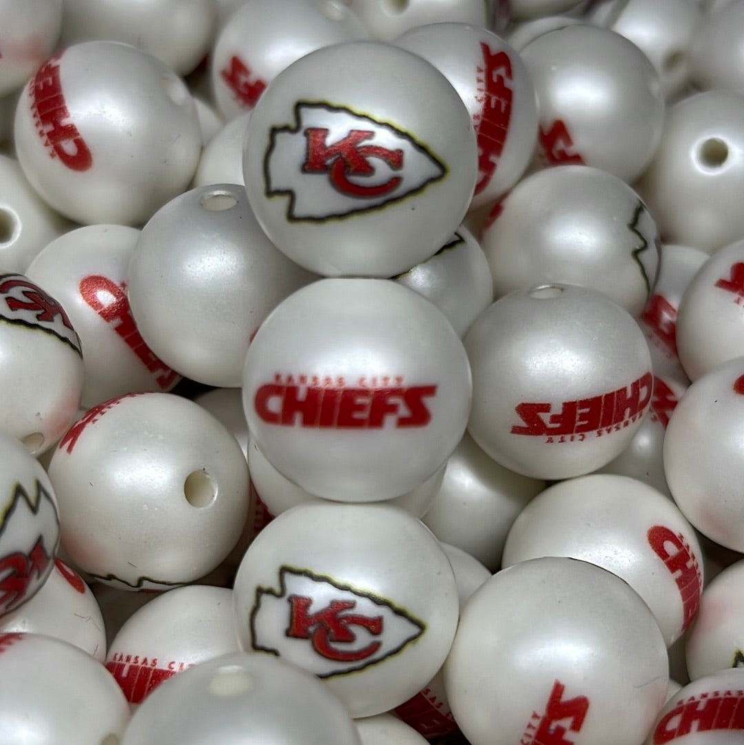 Acrylic Team  Double Sided Bead - 16mm - RD Creations Exclusive