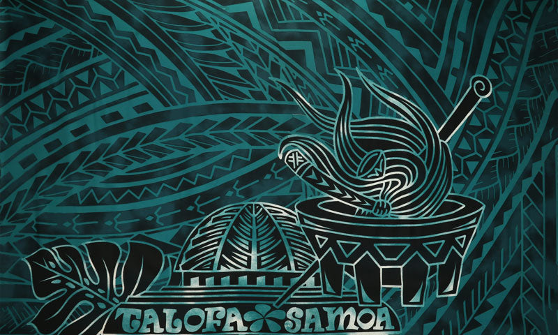 Talofa Samoa Kava Bowl Sarong